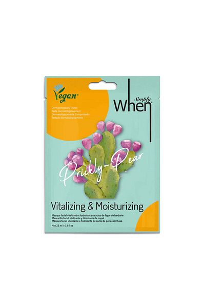 When Revitalizing and moisturizing vegan mask with cactus extract, for very dry skin, Simply When, 23 ml