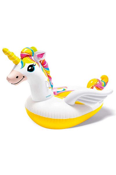 Generic Colac Gonflabil Unicorn 226x173cm – Distractie Magica de Vara pentru Copii si Adulti - XXL