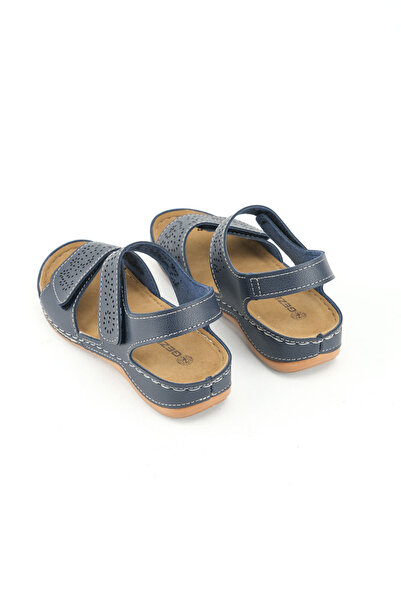 GEZER Літні жіночі босоніжки зі штучної шкіри на липучках, що регулюються