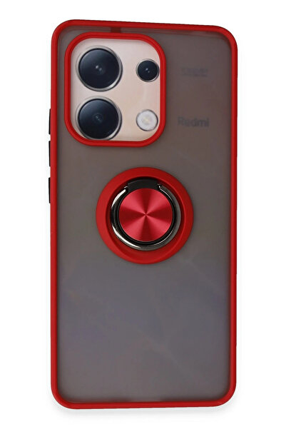 NewFace حافظة هاتف Xiaomi Redmi Note 13 4G من السيليكون مع حلقة مونتريال - أح...