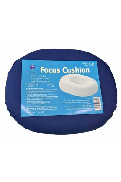 Focus مقعد البواسير - مقعد مريح مقاس 18 بوصة لمرضى البواسير