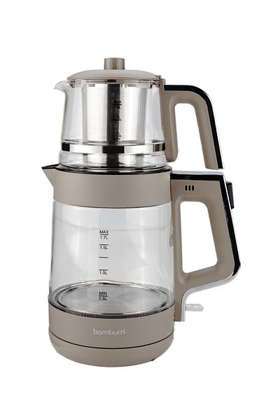 Bambum Zelda Glass Chamber Tea Machine Beige