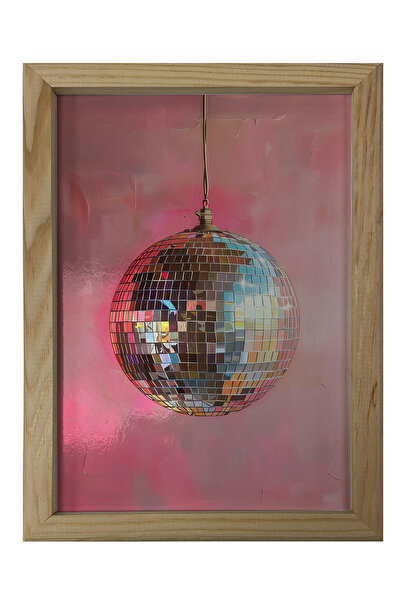 AND Ahşap Çerçeveli Tablo Üçlü MDF Poster Tablo Duvar Dekoru (21x30 cm)