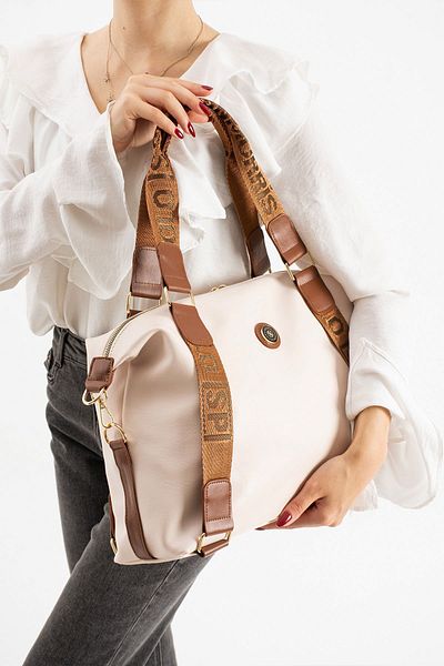 H&D COLLECTİON Geantă de mână și de umăr de dimensiuni mari, cu curea lungă reglabilă cu mai multe compartimente, căptușită din piele moale 1432