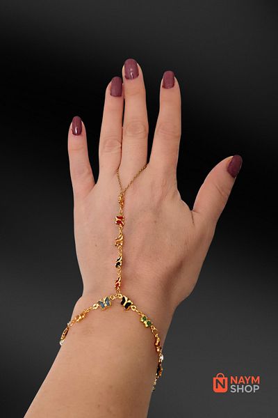 NAYM SHOP Stoned Butterfly Shahmeran Stoned Steel (1Piece)