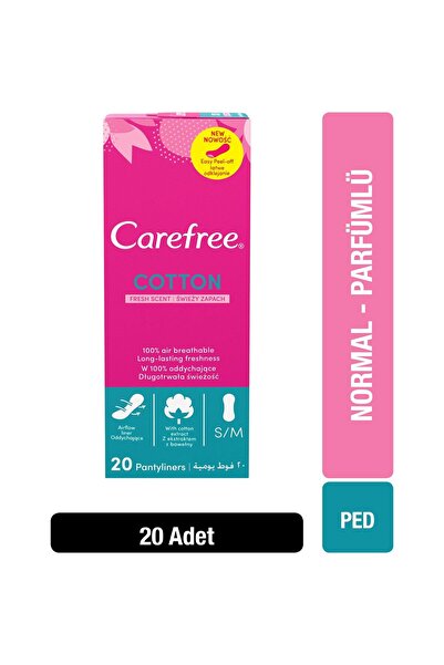 Carefree Cotton Feel Fresh Günlük Ped 20'Li