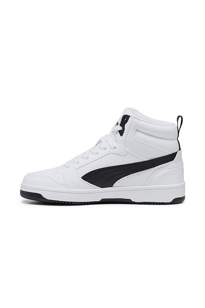 Puma Puma Rebound V6 Mid Jr Young Casual Shoes 39383102 White