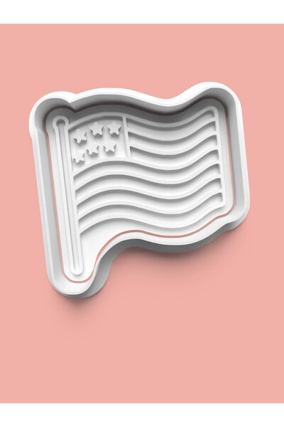 AKTASTORE قالب بسكويت علم أمريكا وقالب عجينة السكر