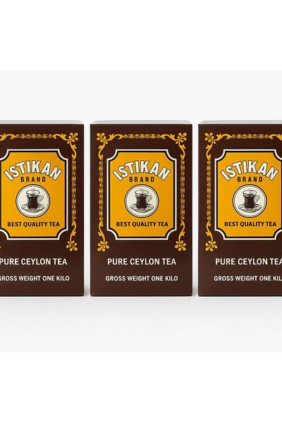 İSTİKAN İstikan Pure Ceylon Tea 1 kg X 3 Pieces |   Ceylon Black Tea |   100% Natural and Intense Aroma