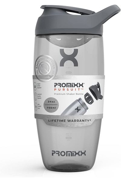 Carry Bottles Promixx PURSUIT Protein Shaker Bottle – Premium Sports Blender Bottles for Protein Mixes and Suppl