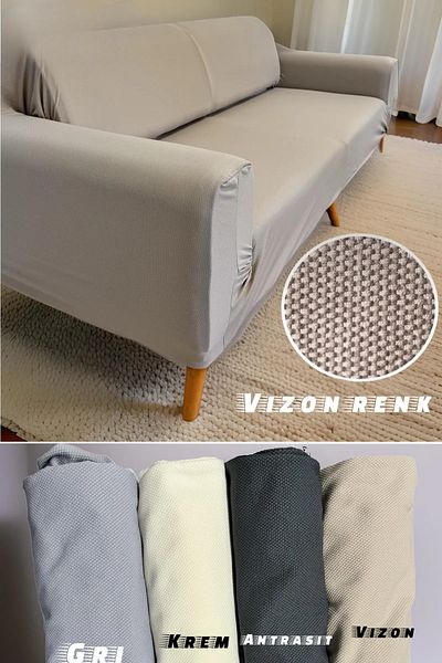 intil Sofa Cover, Elastic Seat Cover, Honeycomb Pattern, Non-Slip Sofa Cover 1 Piece