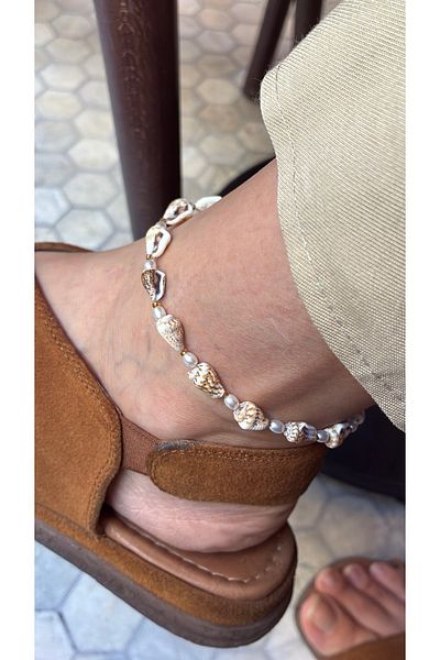 Miltonia Seashell Anklet