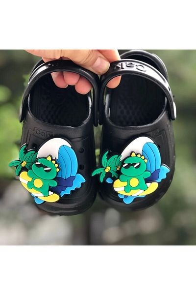 Pandalina Children Sandals Anti-Slip Sole Summer Shoes (the Ornament on the Front Is Walking Movable)
