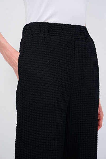 Love My Body Beli Lastikli Bol Paça Pantolon