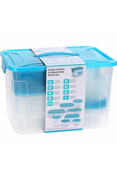 Excellent Food container with lid set of 50 pieces