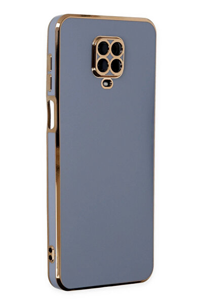 NewFace Xiaomi Redmi Note 9 Pro Case Volet Silicone - Blue Hnzrn