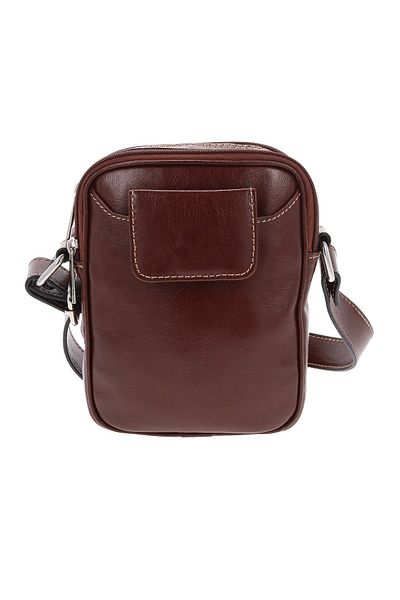 Magazinul de genti Men's bag made of soft natural leather, model 026