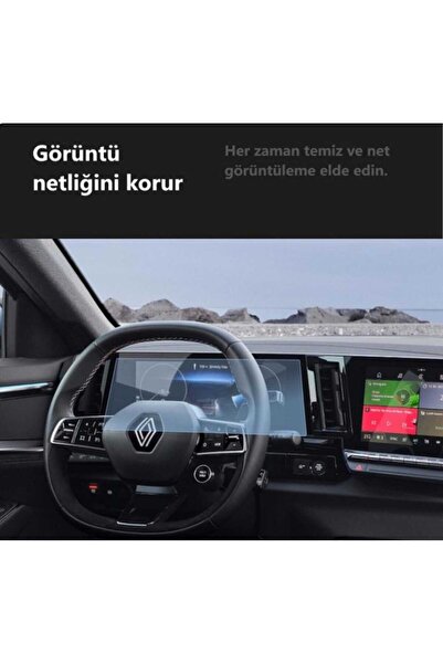 Renault Megane E-Tech 2023-2024 Gösterge Nano Ekran Koruyucu
