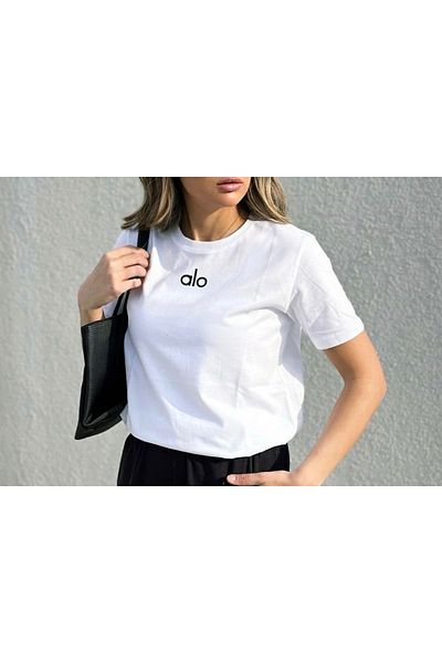 VibeGaia Ao Written White T-Shirt