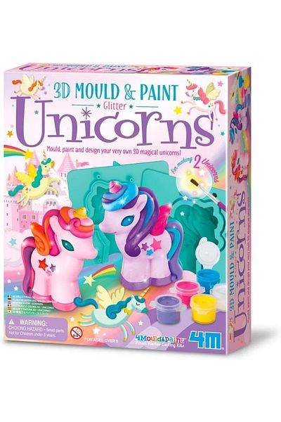 4M 4M 3D Mp / Glitter Unicorns (00-04770)