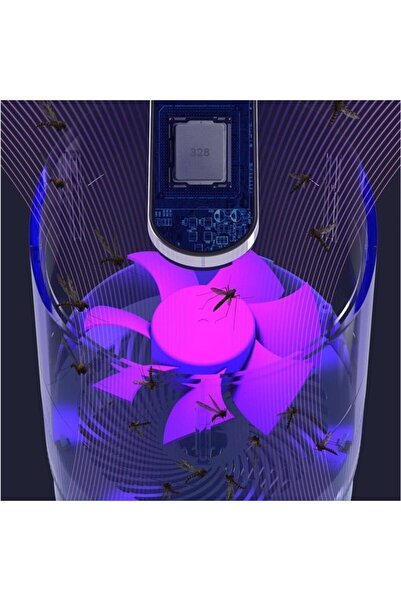 OEM Mosquito and Insect Trap Device, Fly Killer, LED, USB Rechargeable, Touch Control, White