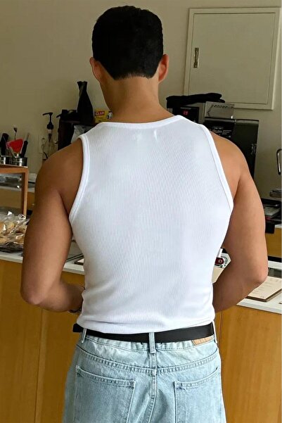 Oksit Wove 2 Pack Slim Fit Flexible Lycra Ribbed Breathable Sleeveless Sports Singlet