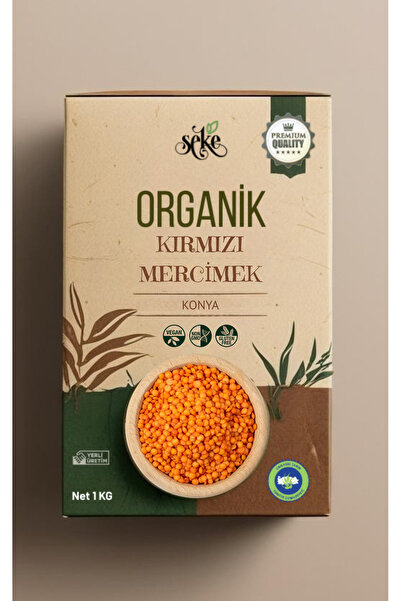 SEKE Organik Kırmızı Mercimek 1 Kg