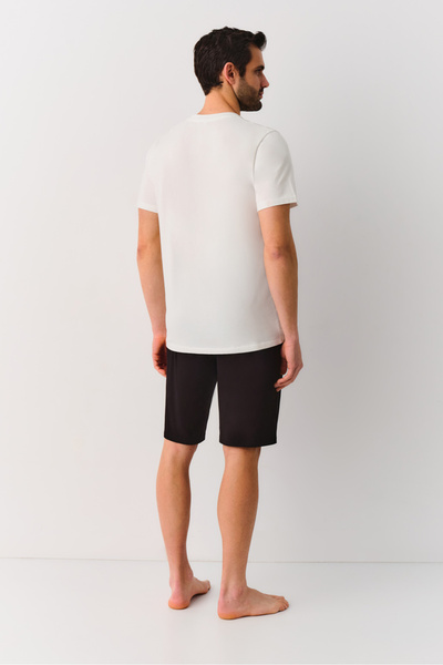 SUWEN California Erkek Şort Pijama Takımı