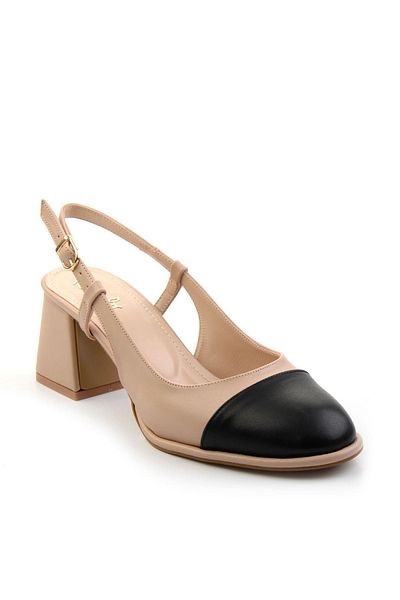 Bambi Pantofi clasici cu toc de damă Skin Black K01231080309