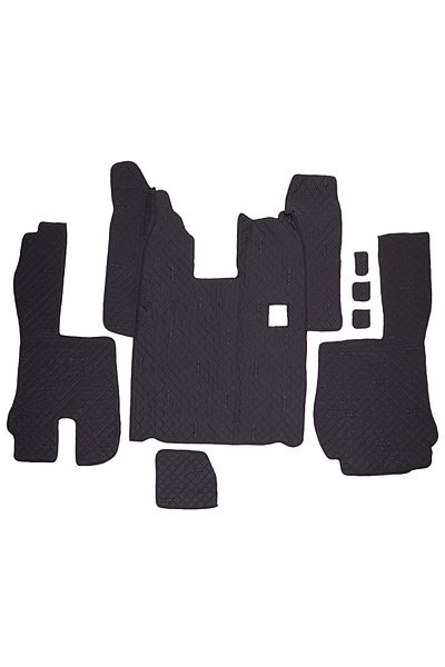 Umbrella Set Covorase Piele Ecologica Truck Umbrella Pentru Scania Seria R 380-420 2005-2016 Manuala. Albastr