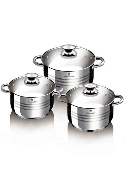 Blaumann Set 6 vase din inox linia Gourmet