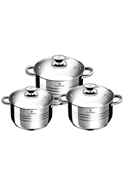 Blaumann Set 6 vase din inox linia Gourmet