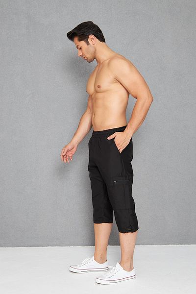Enrico Ferry Ανδρική τσέπη Cargo Micro Sea Capri Black 2665-S