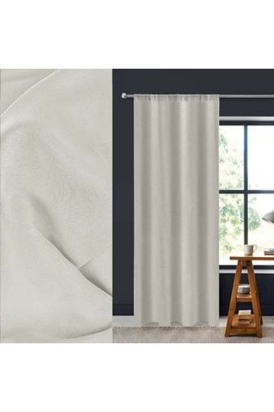 Jumbo Decorative Curtain Ecru with Band 140 x 260 cm