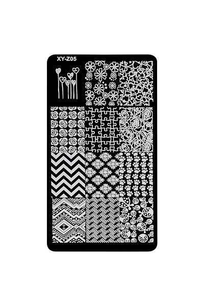 LUXORISE Placă de ștampilare pentru unghii, Illusion Song XY-Z05