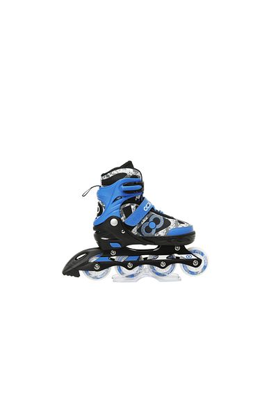 Cool Wheels Glow Pixel Light-Up 4-Wheel 2+2 Adjustable Roller Skates