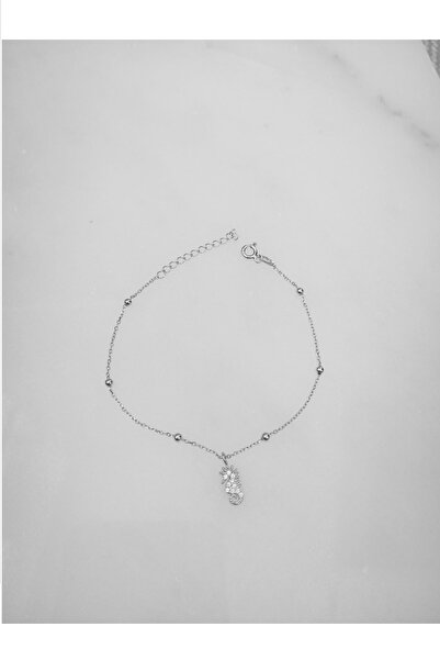 Trend Silver 925 Ayar Gümüş Top Top Deniz atı Çocuk Toplu Halhal