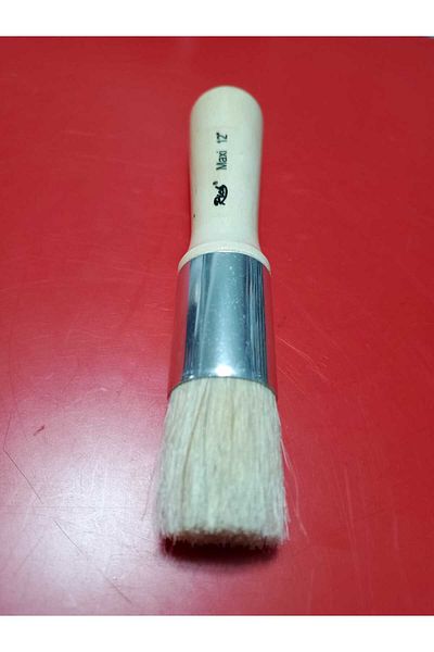 Rich Maxi Stencil Brush No:12 Hard Bristle Synthetic Brush