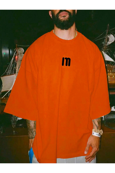 COHERENT Unisex muškarci/žene M Special Štampano Oversize kroj Pamuk lu T-shirt