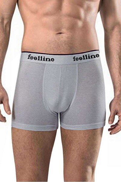 Meleners 9 Pieces Feelline Black and Gray Cotton Natural Lycra Men's Boxers