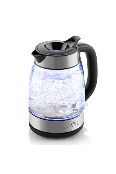 ETA Fierbător din sticlă ETA Crystina 5153 90000, 1,7 litri, 2200 W, iluminare din spate albastră