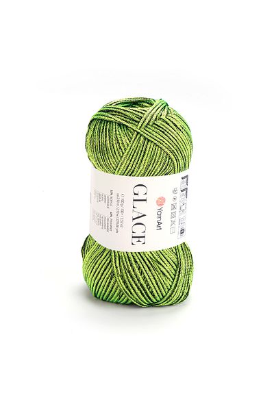 Yarnart Glace - Knitting Yarn Green-7305