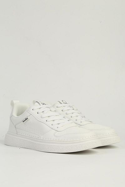 Benetton White Men's Sports Shoes Imported Bni-11585