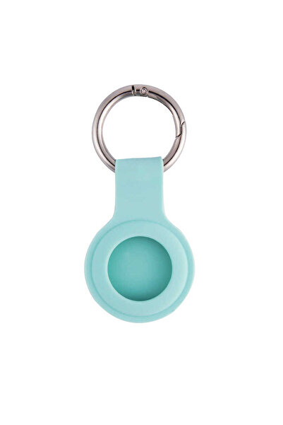Tılsım Tekno Tstk Airtag 01 Compatible Silicone Keychain-Water Green