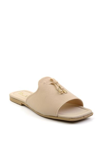 Bambi Beige Women's Slippers K04101000704