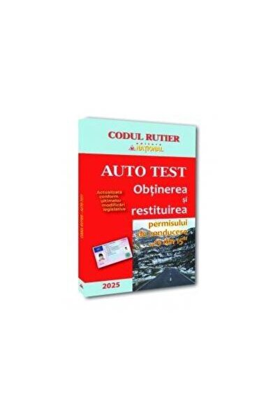 Editura National Auto Test. Obtinerea si restituirea permisului de