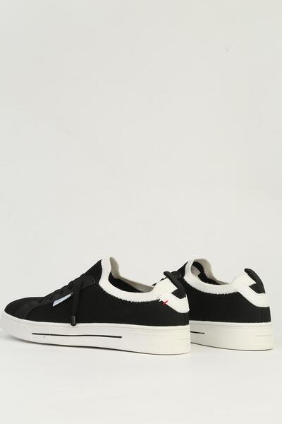 Benetton Black White Men's Sports Shoes Imported Bni-11482