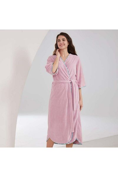REEFI Elegant Orchid Bathrobe by Revi