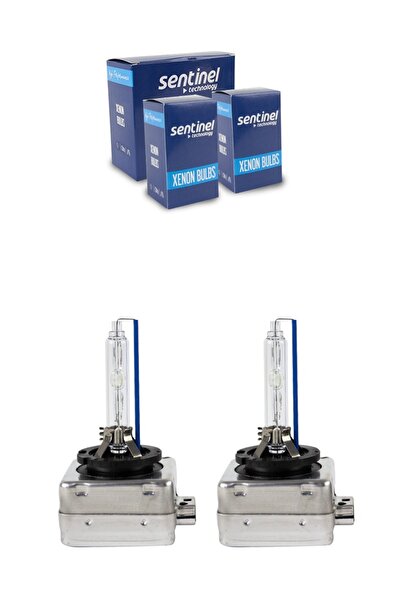 Sentinel D1S 6000K Xenon Far Ampulü - 2'li Set | Yüksek Performanslı Beyaz Işık"