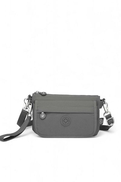 SMART BAGS Geantă de damă Crinkle Gri închis SMB 1191